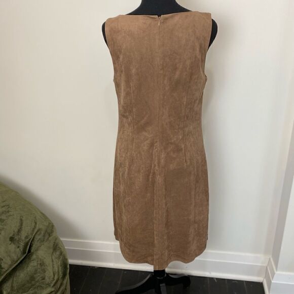 #141 JESSICA HOWARD vegan suede mini dress - Picture 10 of 10
